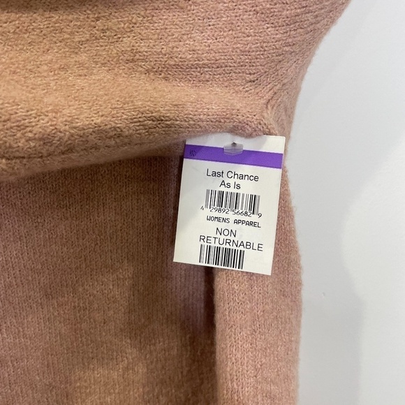 bp Pale Pink Turtleneck Knit Sweater - Picture 6 of 7